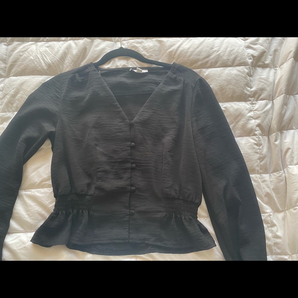 Topshop top, black, never used